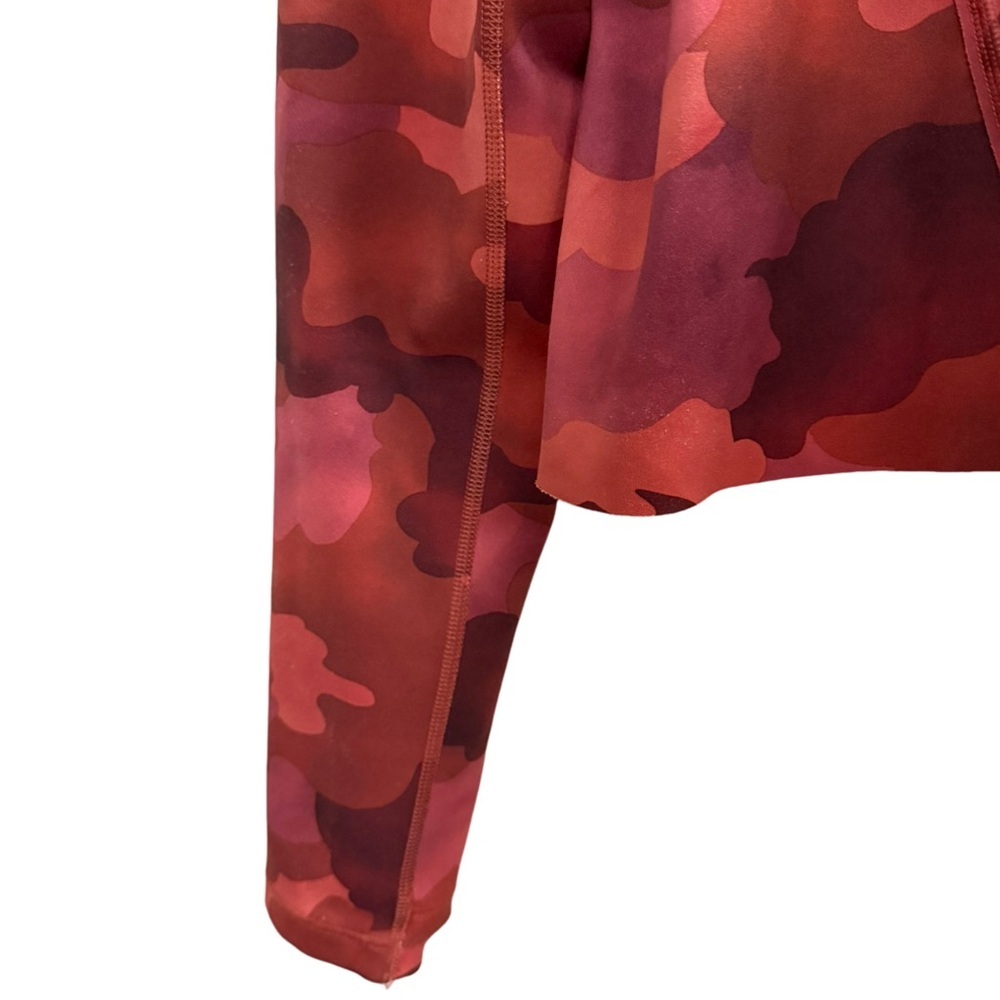 ATHLETA Red Camo Pinnacle Hoodie Size Medium - Picture 6 of 11